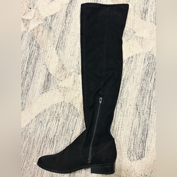 Also Black Over The Knee High Boots - Picture 9 of 11
